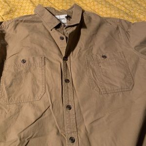 Goodfellow & co khaki shirt size XXL